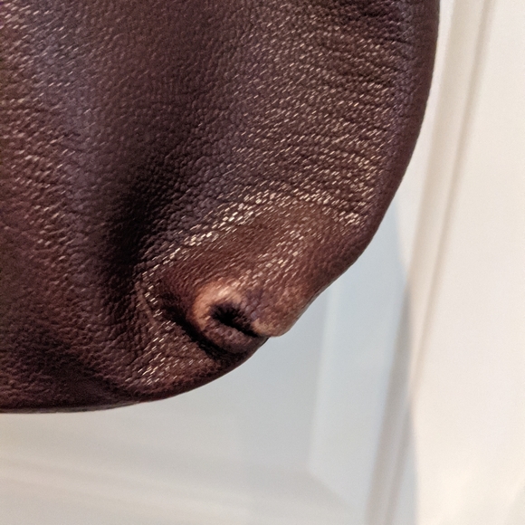 YSL Brown/Bronze reversible tote bag - Picture 7 of 8